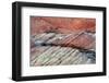 Close-up of Rainbow Vista, Valley of Fire State Park, Nevada, USA.-Michel Hersen-Framed Photographic Print