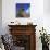 Close-Up of Rano Rarakay, Stone Head Carved from Crater, Moai Stone Statues, Easter Island, Chile-Geoff Renner-Photographic Print displayed on a wall