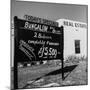 Close-Up of Real Estate Sign-Ed Clark-Mounted Photographic Print