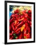 Close-up of red chilies, Taos, New Mexico, USA-null-Framed Photographic Print