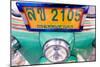 Close up of registration plate of a Tuk Tuk, a taxi characteristic of South East Asia, Bangkok-Godong-Mounted Photographic Print