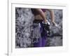 Close Up of Rock Climbing Equipment on a Female Climber, New York, USA-Paul Sutton-Framed Photographic Print