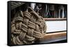 Close-Up of Rope on the Ship, Dana Point Harbor, Dana Point, Orange County, California, USA-null-Framed Stretched Canvas