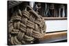 Close-Up of Rope on the Ship, Dana Point Harbor, Dana Point, Orange County, California, USA-null-Stretched Canvas