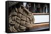 Close-Up of Rope on the Ship, Dana Point Harbor, Dana Point, Orange County, California, USA-null-Framed Stretched Canvas