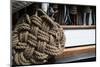 Close-Up of Rope on the Ship, Dana Point Harbor, Dana Point, Orange County, California, USA-null-Mounted Photographic Print