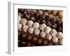 Close-Up of Rows of Chocolates in a French Cafe, France, Europe-Frank Fell-Framed Photographic Print