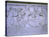 Close Up of Sarcophagus with Retinue of Sea-Deities A.D.-null-Stretched Canvas