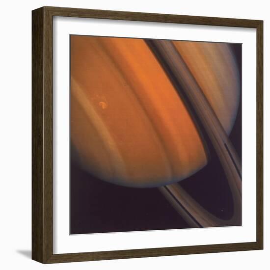 Close Up of Saturn's Rings, 1981-null-Framed Giclee Print