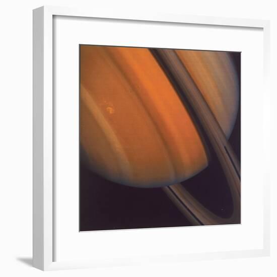 Close Up of Saturn's Rings, 1981-null-Framed Giclee Print