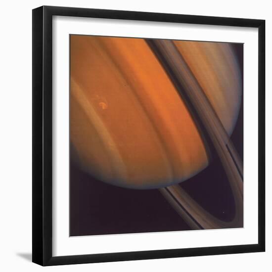 Close Up of Saturn's Rings, 1981-null-Framed Giclee Print