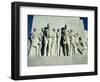 Close-Up of Sculptures of Travis and Crockett on the San Antonio Memorial, Texas, USA-Rawlings Walter-Framed Photographic Print