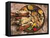 Close-up of Seafood Platter, Puerto Vallarta, Mexico-Merrill Images-Framed Stretched Canvas