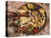 Close-up of Seafood Platter, Puerto Vallarta, Mexico-Merrill Images-Stretched Canvas