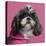 Close-Up Of Shih Tzu In Pink, 2 Years Old, In Front Of Pink Background-Life on White-Stretched Canvas