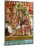 Close-Up of Shiva and Parvati Statues in Hindu Temple, France, Europe-null-Mounted Photographic Print