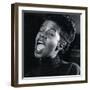 Close Up of Singer Sarah Vaughn Performing-Gjon Mili-Framed Premium Photographic Print