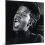 Close Up of Singer Sarah Vaughn Performing-Gjon Mili-Mounted Premium Photographic Print