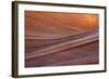 Close-up of sinuous eroded banded sandstone rocks, The Wave, Arizona-Bob Gibbons-Framed Photographic Print