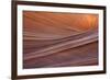 Close-up of sinuous eroded banded sandstone rocks, The Wave, Arizona-Bob Gibbons-Framed Photographic Print