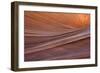 Close-up of sinuous eroded banded sandstone rocks, The Wave, Arizona-Bob Gibbons-Framed Photographic Print