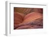 Close-up of sinuous eroded banded sandstone rocks, The Wave, Arizona-Bob Gibbons-Framed Photographic Print