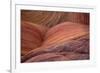 Close-up of sinuous eroded banded sandstone rocks, The Wave, Arizona-Bob Gibbons-Framed Photographic Print