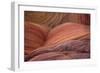 Close-up of sinuous eroded banded sandstone rocks, The Wave, Arizona-Bob Gibbons-Framed Photographic Print