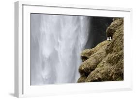 Close-up of Skogafoss waterfall, Iceland.-Bill Young-Framed Photographic Print