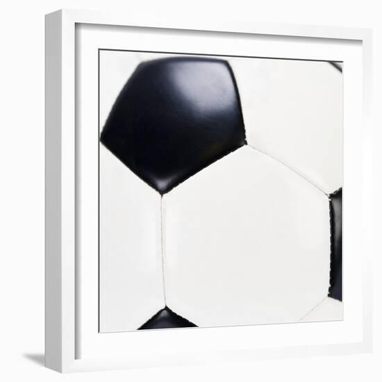 Close-up of Soccer Ball-Rob Chatterson-Framed Photographic Print