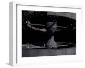 Close-Up of Space Station from 2001: a Space Odyssey-null-Framed Art Print