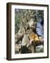 Close-up of Statue, Bali, Indonesia, Southeast Asia, Asia-Claire Leimbach-Framed Photographic Print