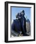 Close-Up of Statue of Marx and Engels, Alexanderplatz Square, Mitte, Berlin, Germany-Richard Nebesky-Framed Photographic Print