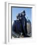 Close-Up of Statue of Marx and Engels, Alexanderplatz Square, Mitte, Berlin, Germany-Richard Nebesky-Framed Photographic Print