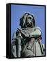 Close-Up of Statue of Vercingetorix, at Alise-Ste-Marie, in Bourgogne, France, Europe-Woolfitt Adam-Framed Stretched Canvas