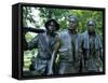 Close-Up of Statues on the Vietnam Veterans Memorial in Washington D.C., USA-Hodson Jonathan-Framed Stretched Canvas