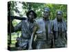 Close-Up of Statues on the Vietnam Veterans Memorial in Washington D.C., USA-Hodson Jonathan-Stretched Canvas