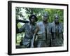 Close-Up of Statues on the Vietnam Veterans Memorial in Washington D.C., USA-Hodson Jonathan-Framed Photographic Print