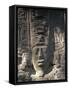 Close-Up of Stele E, Mayan Ruins, Quirigua, Unesco World Heritage Site, Guatemala, Central America-Upperhall-Framed Stretched Canvas