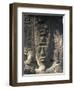 Close-Up of Stele E, Mayan Ruins, Quirigua, Unesco World Heritage Site, Guatemala, Central America-Upperhall-Framed Photographic Print