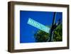 Close up of street sign reads Manhattan Boulevard, New York City, New York-null-Framed Photographic Print