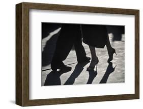 Close-Up Of Tango Dancers-null-Framed Art Print