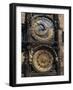 Close-Up of the Astronomical Clock in the Old Town Square in Prague, Czech Republic-Harding Robert-Framed Photographic Print