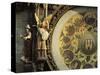 Close-Up of the Astronomical Clock, Town Hall, Old Town Square, Prague, Czech Republic-Upperhall-Stretched Canvas