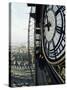 Close-Up of the Clock Face of Big Ben, Houses of Parliament, Westminster, London, England-Adam Woolfitt-Stretched Canvas