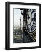 Close-Up of the Clock Face of Big Ben, Houses of Parliament, Westminster, London, England-Adam Woolfitt-Framed Photographic Print