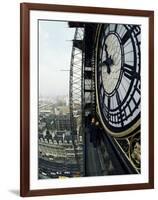 Close-Up of the Clock Face of Big Ben, Houses of Parliament, Westminster, London, England-Adam Woolfitt-Framed Photographic Print