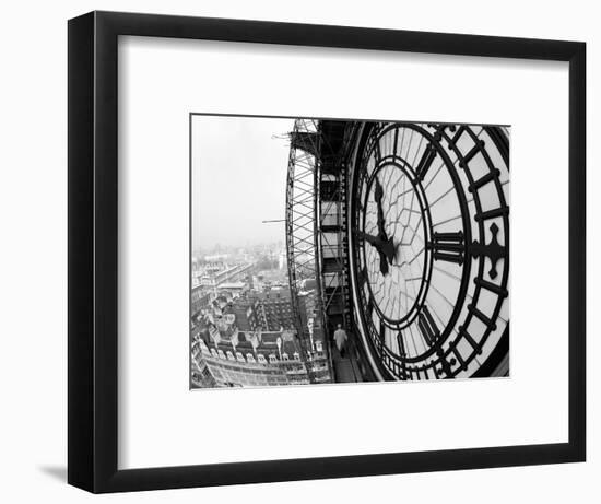 Close-Up of the Clock Face of Big Ben, Houses of Parliament, Westminster, London, England-Adam Woolfitt-Framed Photographic Print