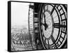 Close-Up of the Clock Face of Big Ben, Houses of Parliament, Westminster, London, England-Adam Woolfitt-Framed Stretched Canvas