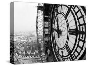 Close-Up of the Clock Face of Big Ben, Houses of Parliament, Westminster, London, England-Adam Woolfitt-Stretched Canvas